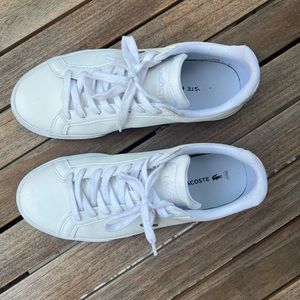 Brand new Lacoste sneakers. Only worn for one week by me.